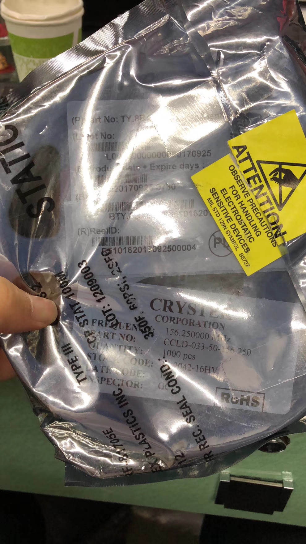 156 25MHz 5070 CORPORATION CCLD 033 50 156 250 