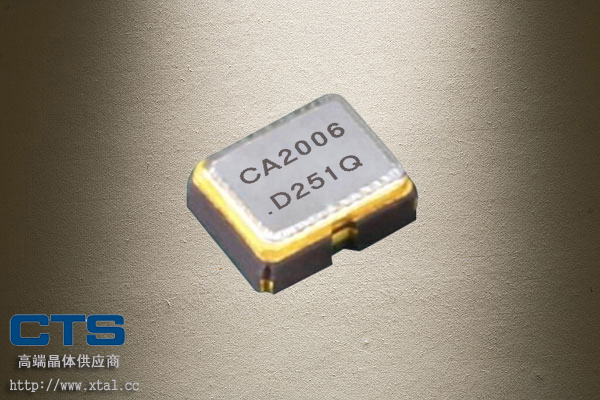 CTS晶振,16MHz车规晶振,2016,2.5V,100PPM,CA20C1602HNT