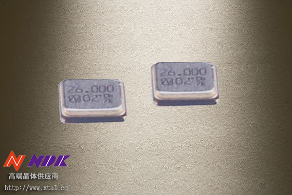 26MHz晶振 2016封装 NX2016SA-26.000MHZ-STD-CZS-2 8PF 15PPM NDK晶振