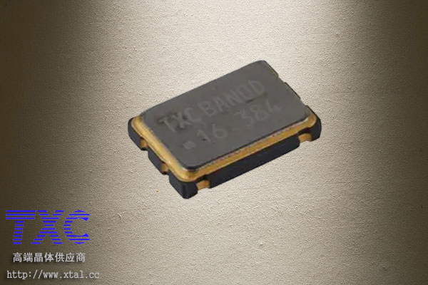 16.384MHz有源晶振,7W16370002,3.3V,25PPM,7050晶振,TXC振荡器