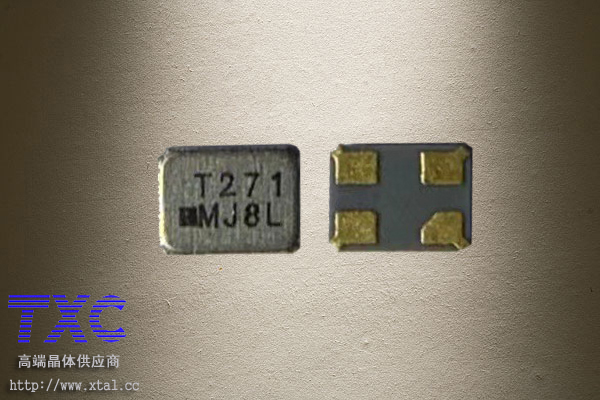 TXC晶振,8Z27100005,27.12MHz晶振,10PF,10PPM,-40~+85℃