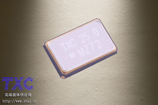 AB25000003,25MHz耐高温晶振,TXC晶振,5032晶振,12PF,20PPM,-40~+105℃