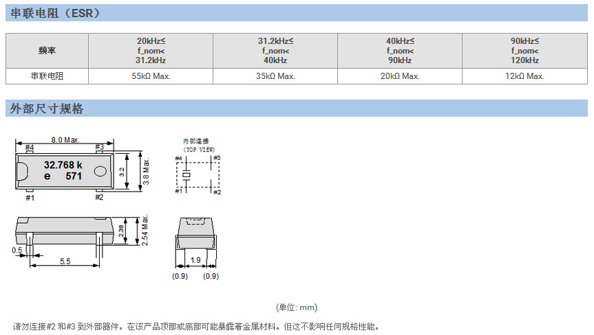 MC-30A晶振规格书